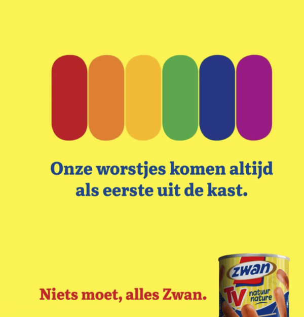 Worstjes als eerste uit de kast_Zwan
